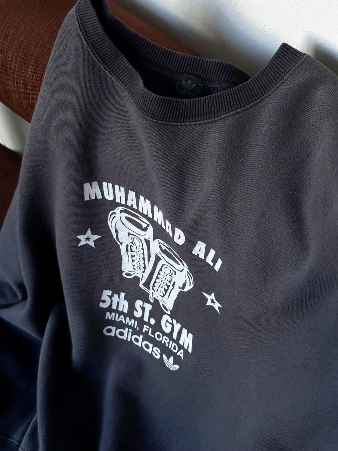 Design printing faded sweatshirt 상품이미지2