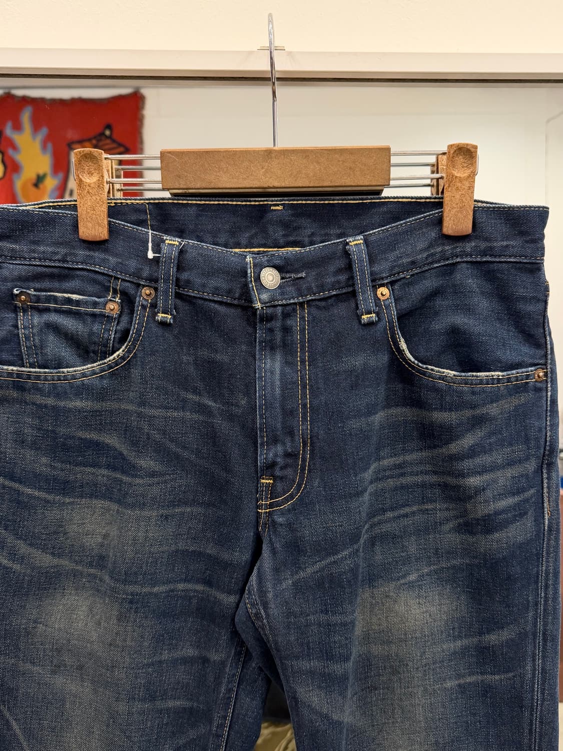 Levis 리바이스 502 셀비지 데님 팬츠 (32inch) 상품이미지2