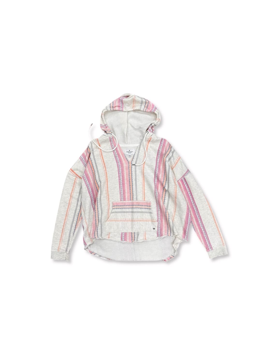Boho Stripe Loose Fit Hoodie 상품이미지2