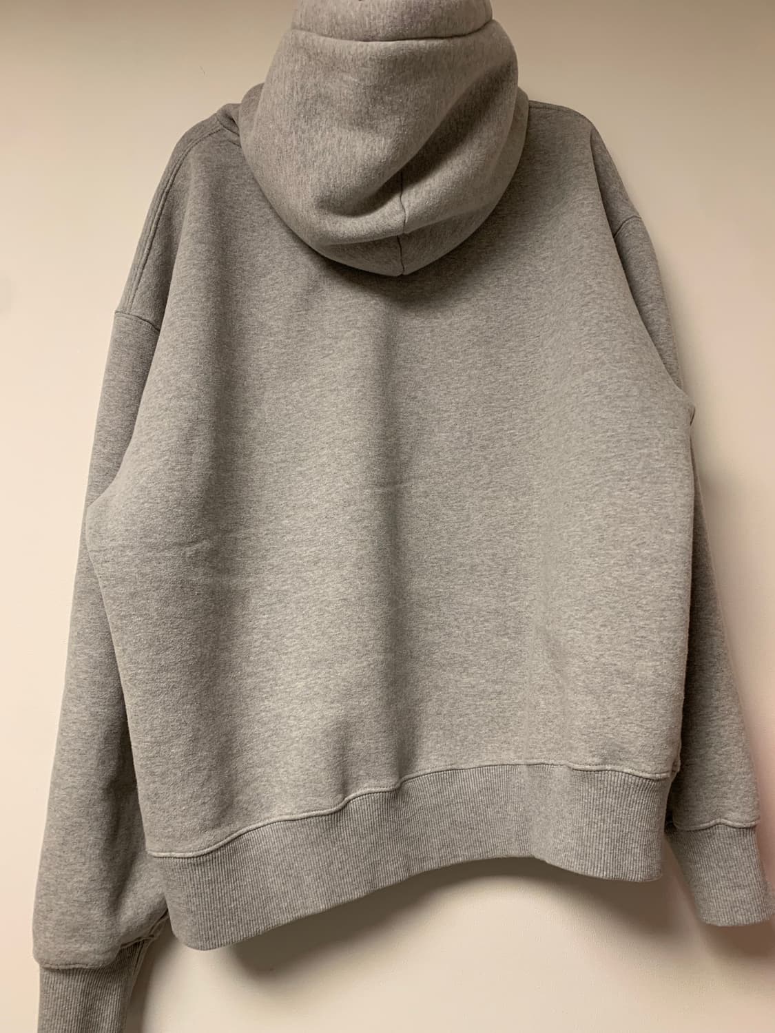 [XL] 블랙핑크 베르디 플러시 후드 그레이 상품이미지2