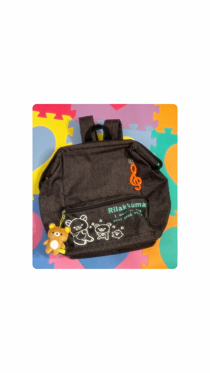 2018 리락쿠마 그레이 백팩 ⭐️ 상품이미지1