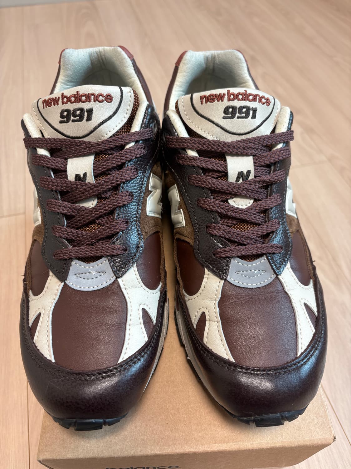 뉴발란스 991 M991GBI 브라운 260mm 새상품급 상품이미지4