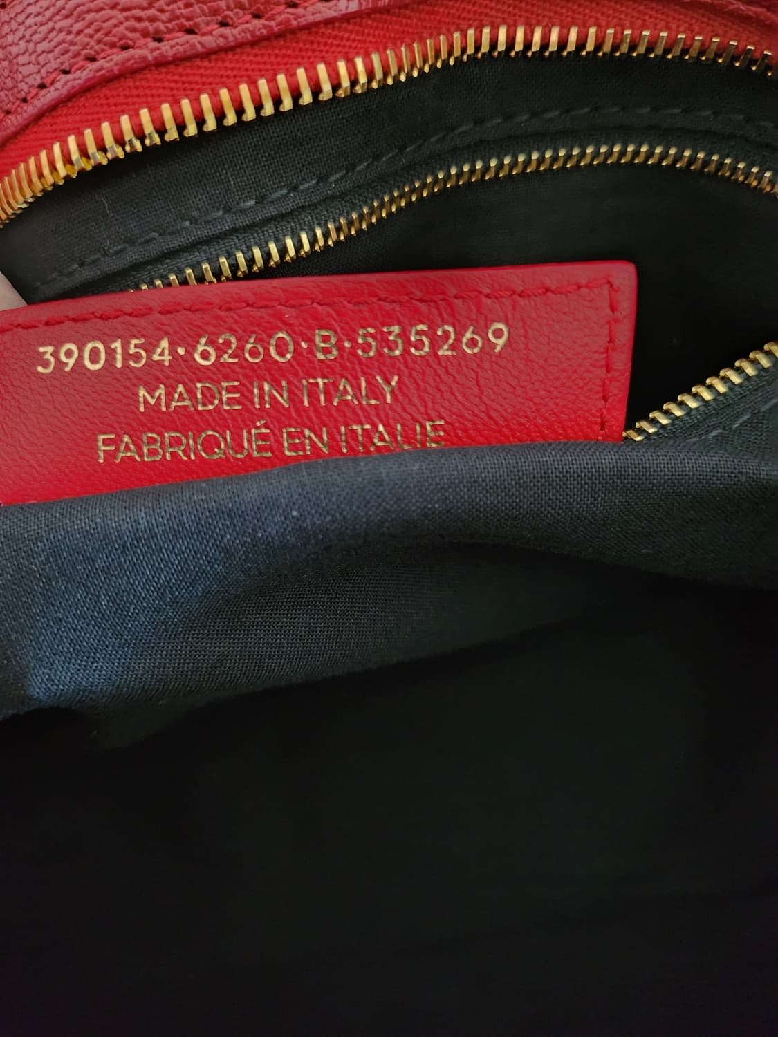 발렌시아가 모터시티백 미듐 메탈릭엣지 레드 상품이미지8