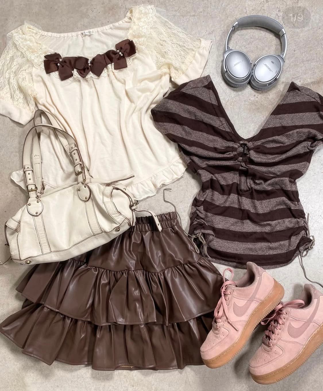 (W) 나이키 에어포스 1 '07 로우 SE 파이클 핑크 검 상품이미지8