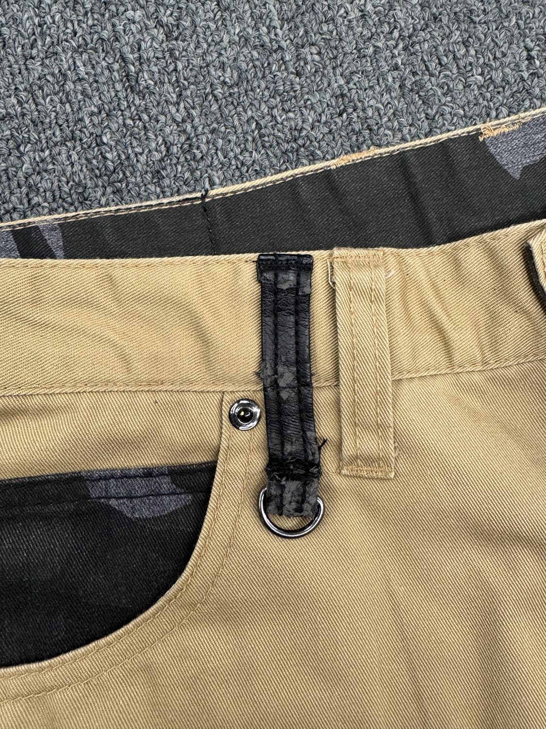 M)Rimaster 빈티지 카모 포인트 베이지 코튼팬츠 상품이미지3