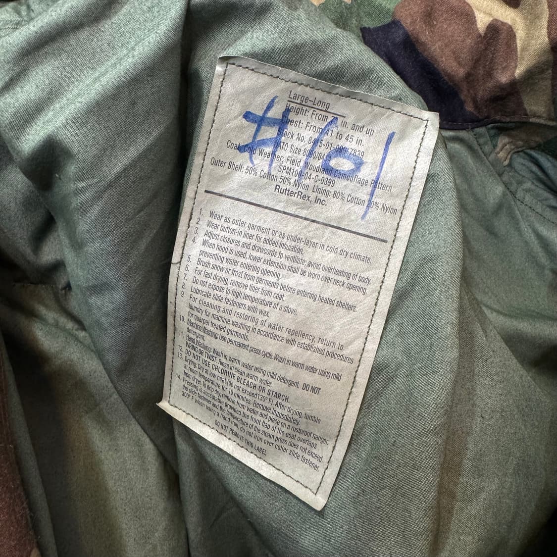 US Army 미군 필드 자켓 (2XL)   상품이미지4