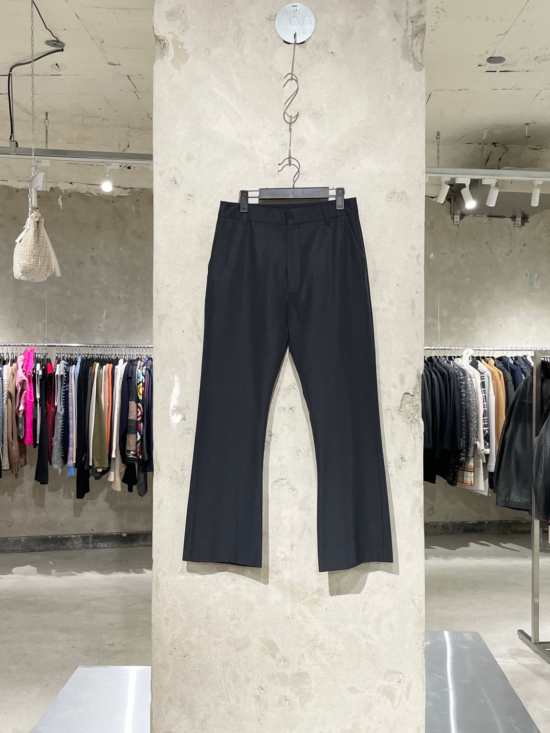 베트멍 꼬르소꼬모 블랙 세미 부츠컷 슬랙스 상품이미지1