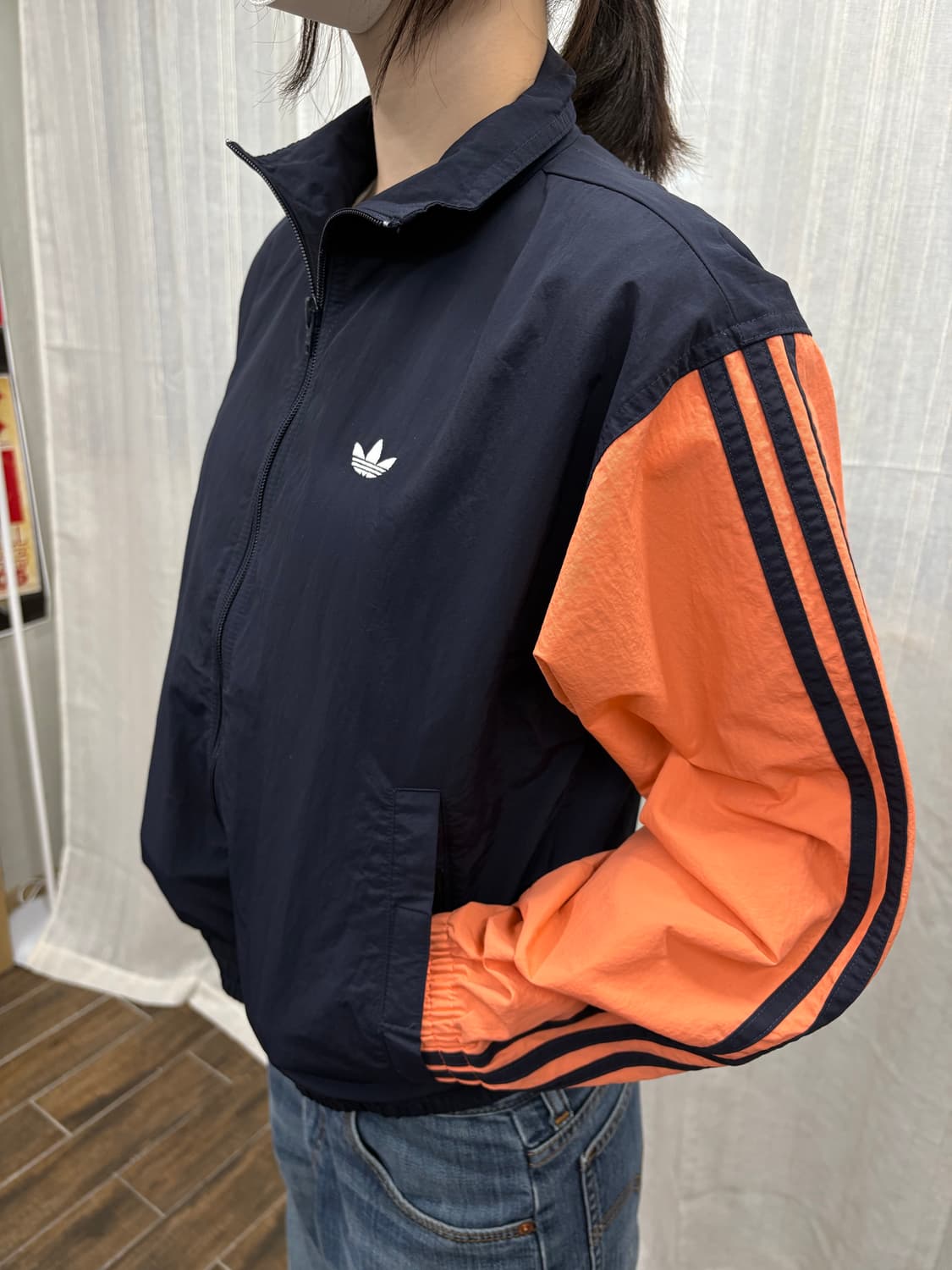 아디다스 더블 트레포일 바람막이 자켓 상품이미지3