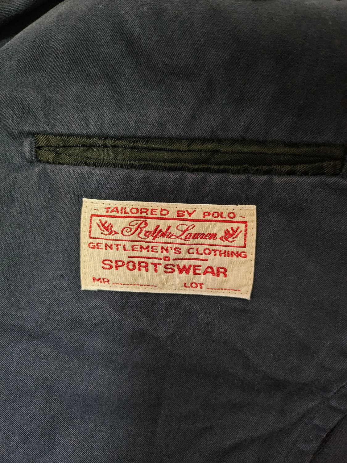 폴로 방패와펜 금장자켓 40R 상품이미지5