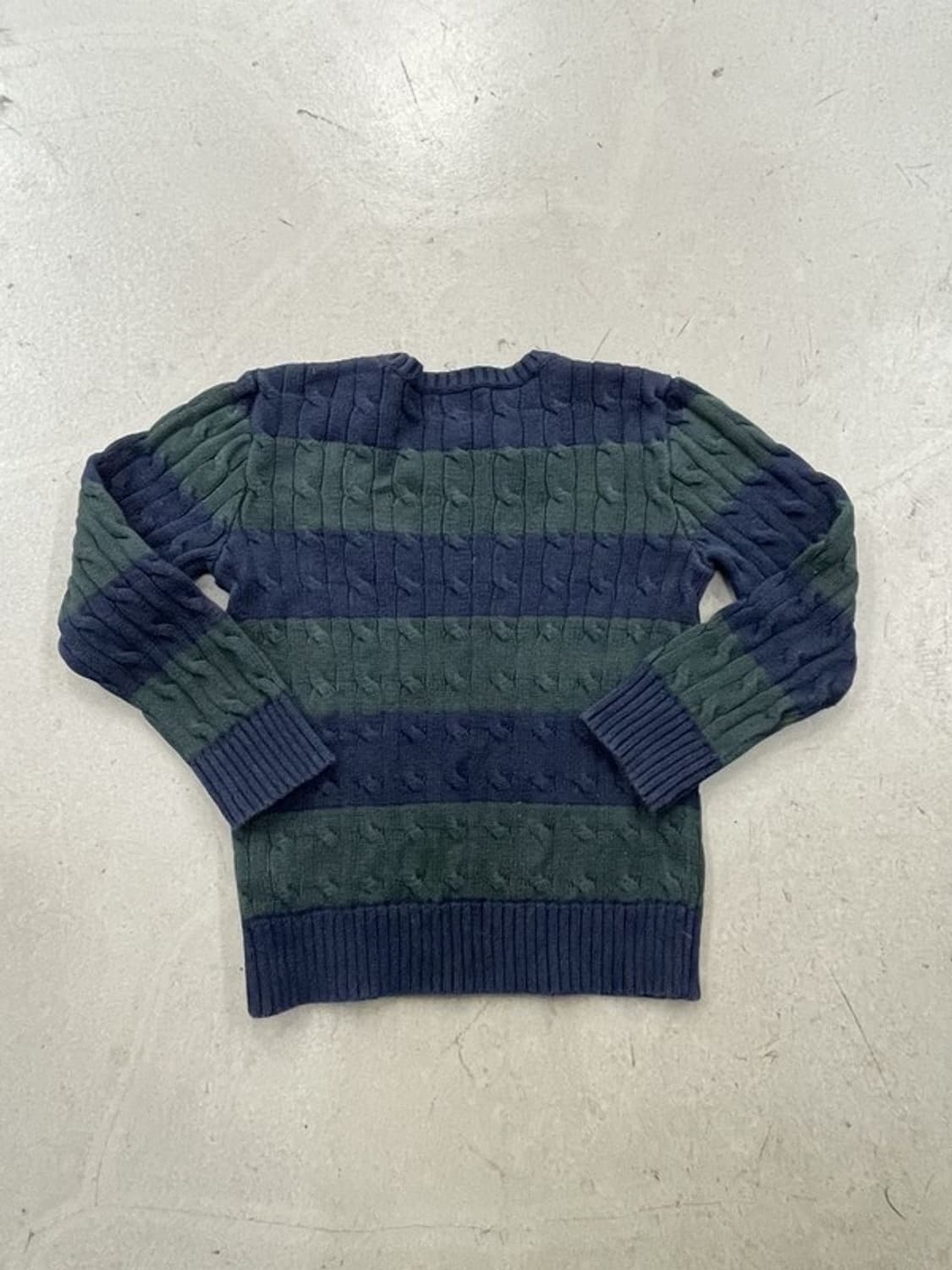 폴로 랄프로렌 스트라이프 케이블 니트 스웨터 7세 상품이미지3