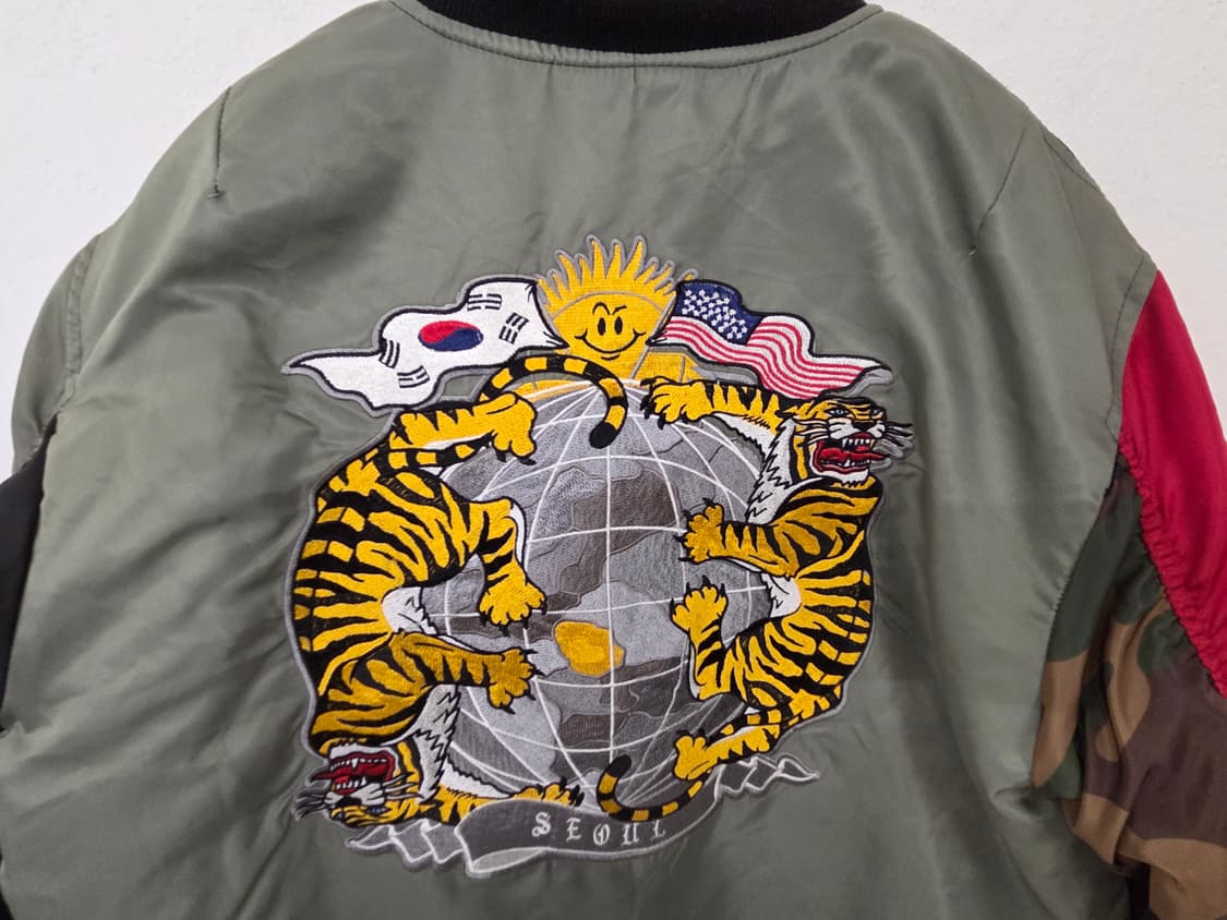 스티그마 바토스 소사이어티 패치 봄버 자켓 라지 상품이미지6