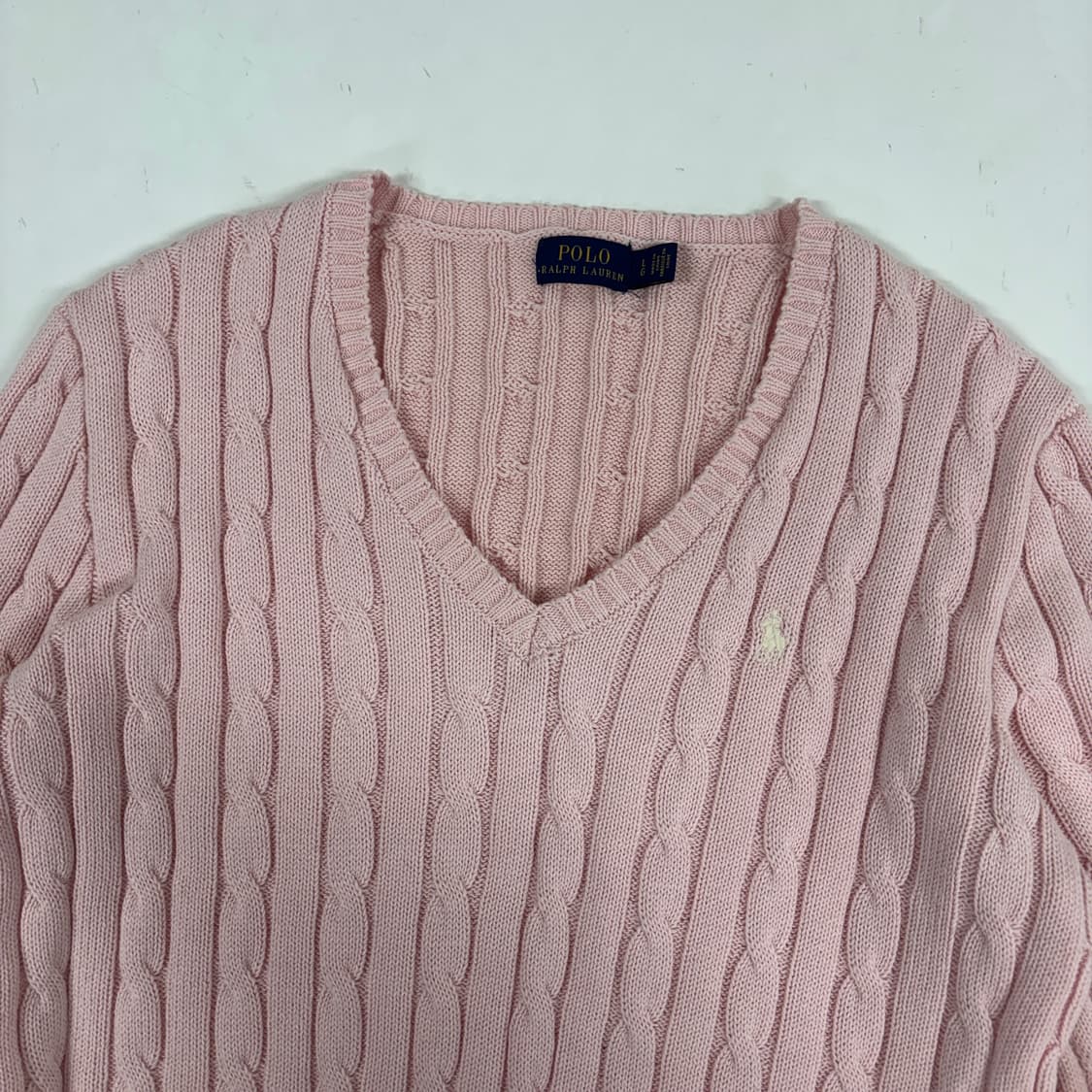 폴로 브이넥 니트 상품이미지4