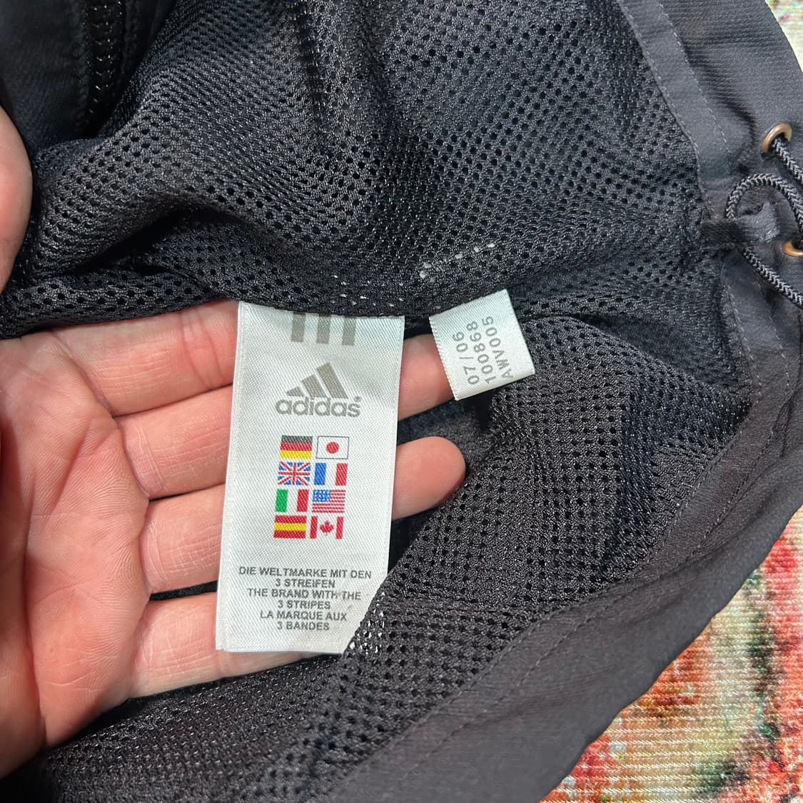 [M] 00s 아디다스 삼선 스트라이프 바람막이 상품이미지7