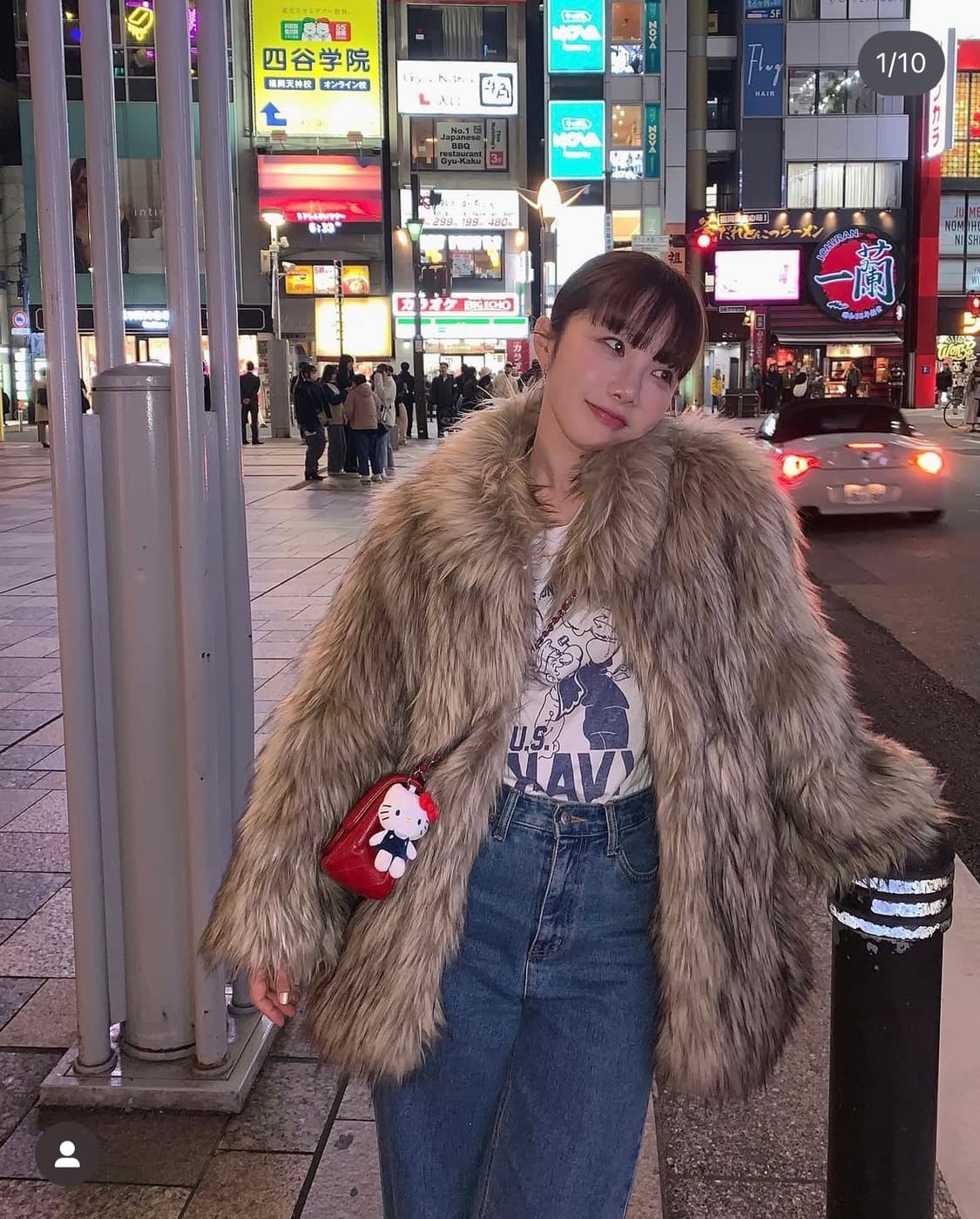 온무드 Have mix fur half coat 퍼자켓 상품이미지1