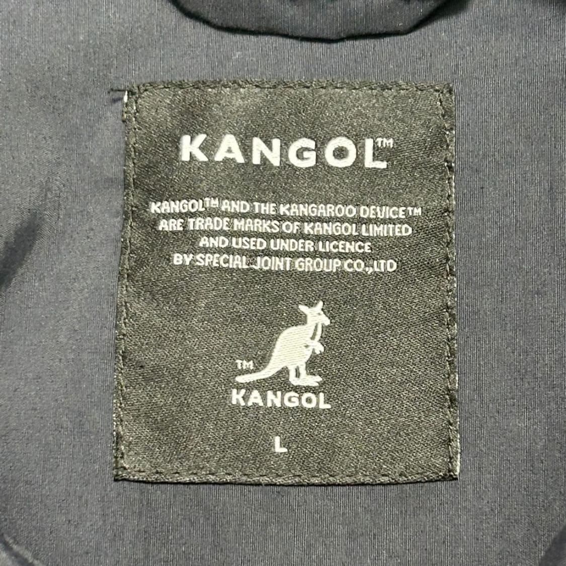 KANGOL 바람막이 셔츠 자켓 네이비 100 상품이미지5