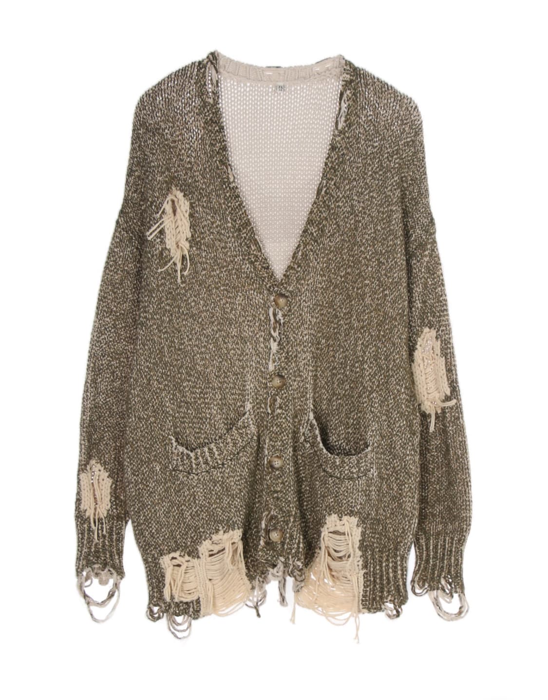 R13 데미지 가디건 상품이미지1