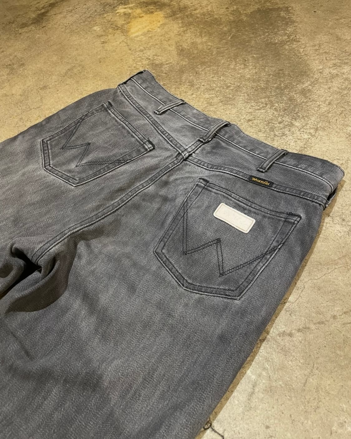 Wrangler wo377 그레이 플레어 데님 팬츠 상품이미지4