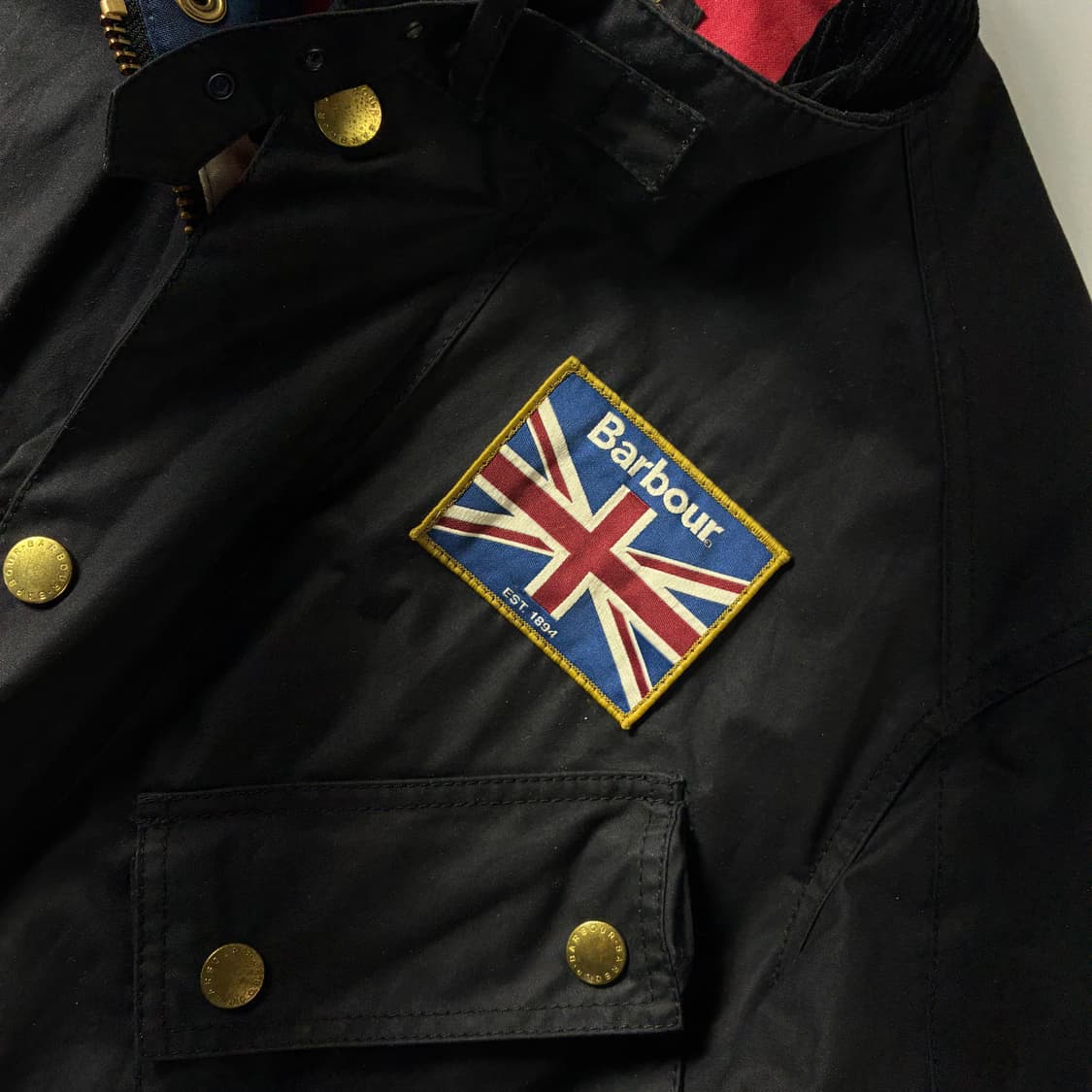 Barbour  바버 유니온 잭 왁스 자켓 상품이미지6