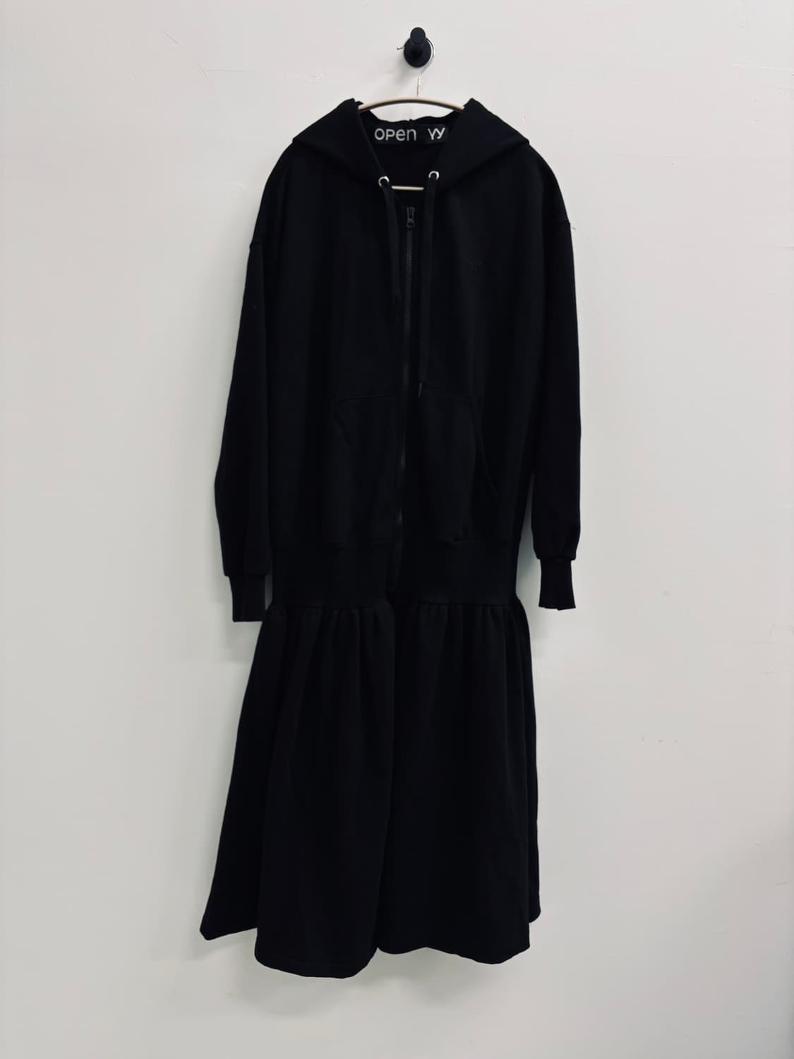 오픈와이와이 OPEN YY 후드 집업 롱 원피스 상품이미지2