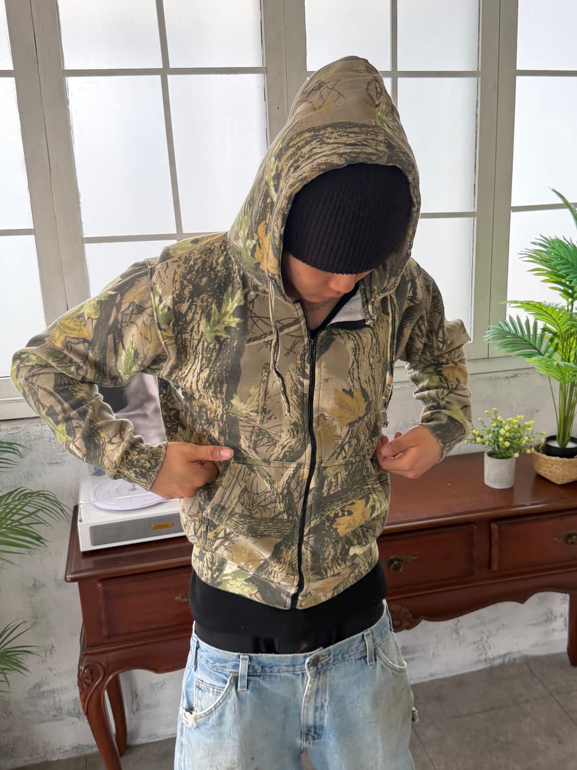 빈티지 리얼트리 후드집업 상품이미지4