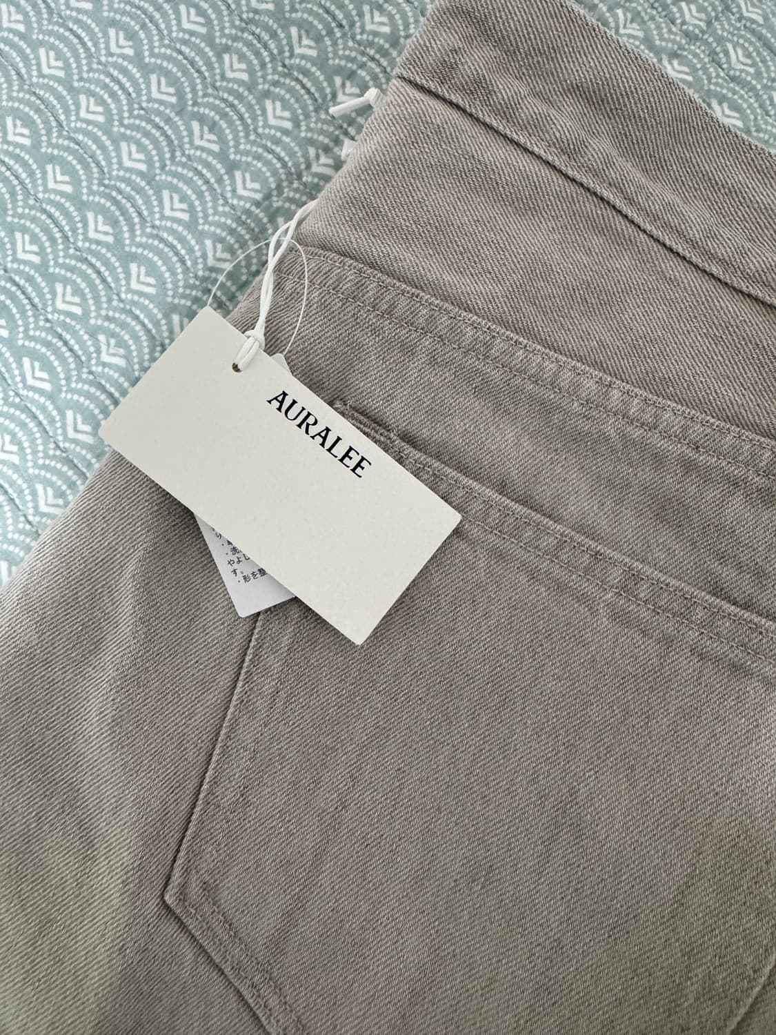 AURALEE 26SS 페이드 하드 트위스트 데님 5p 32사이즈 상품이미지5