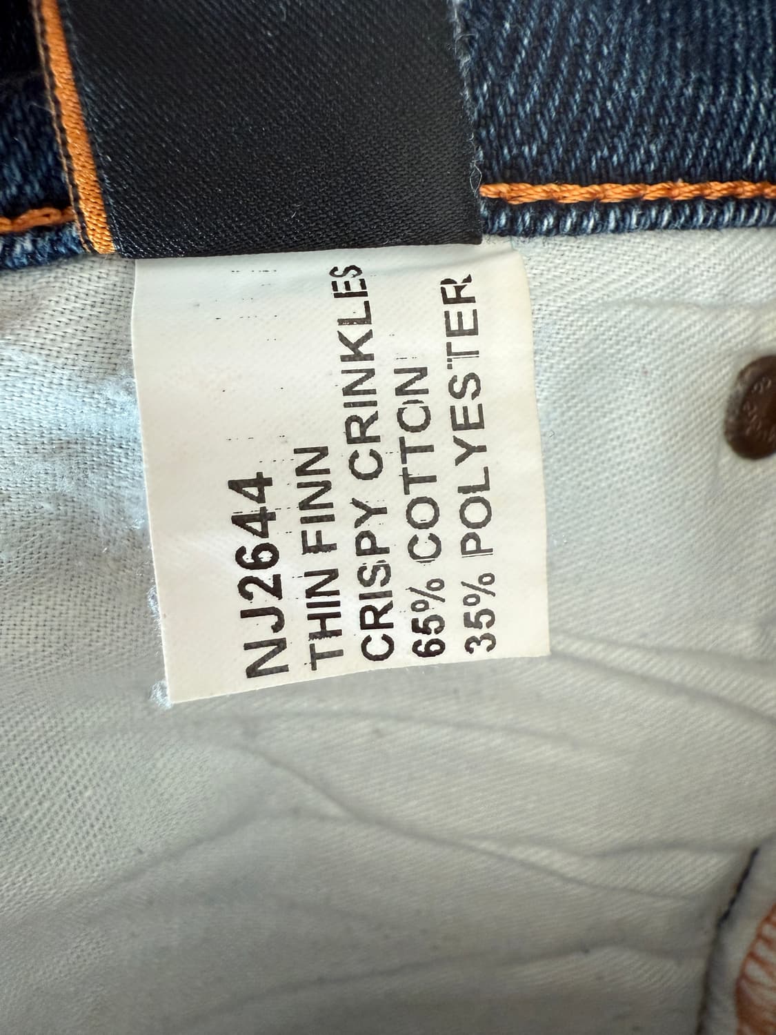 누디진(Nudie Jeans) 씬핀 데님 팬츠 상품이미지10