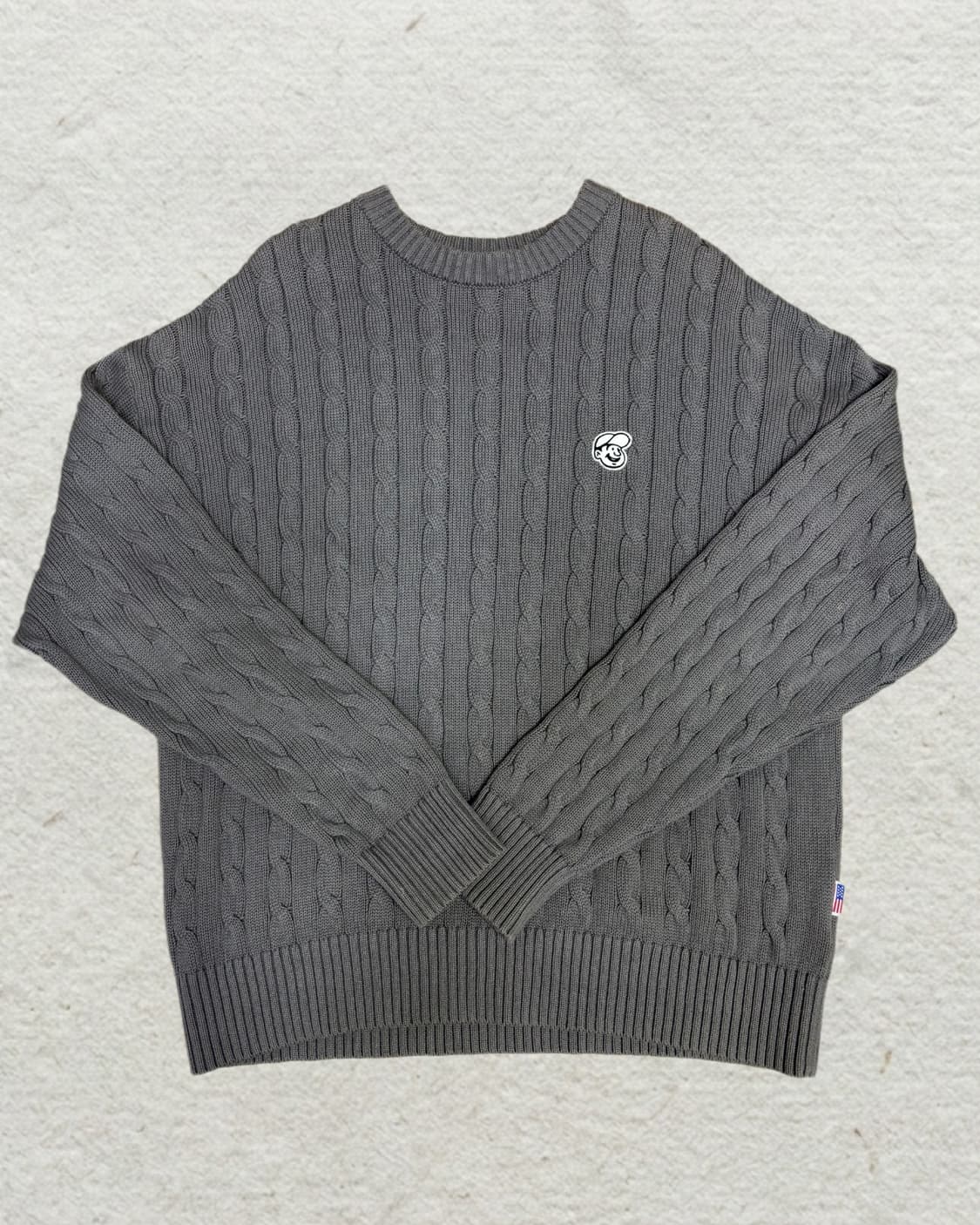 Ebbets Field Flannels 케이블 크루넥 니트 상품이미지1