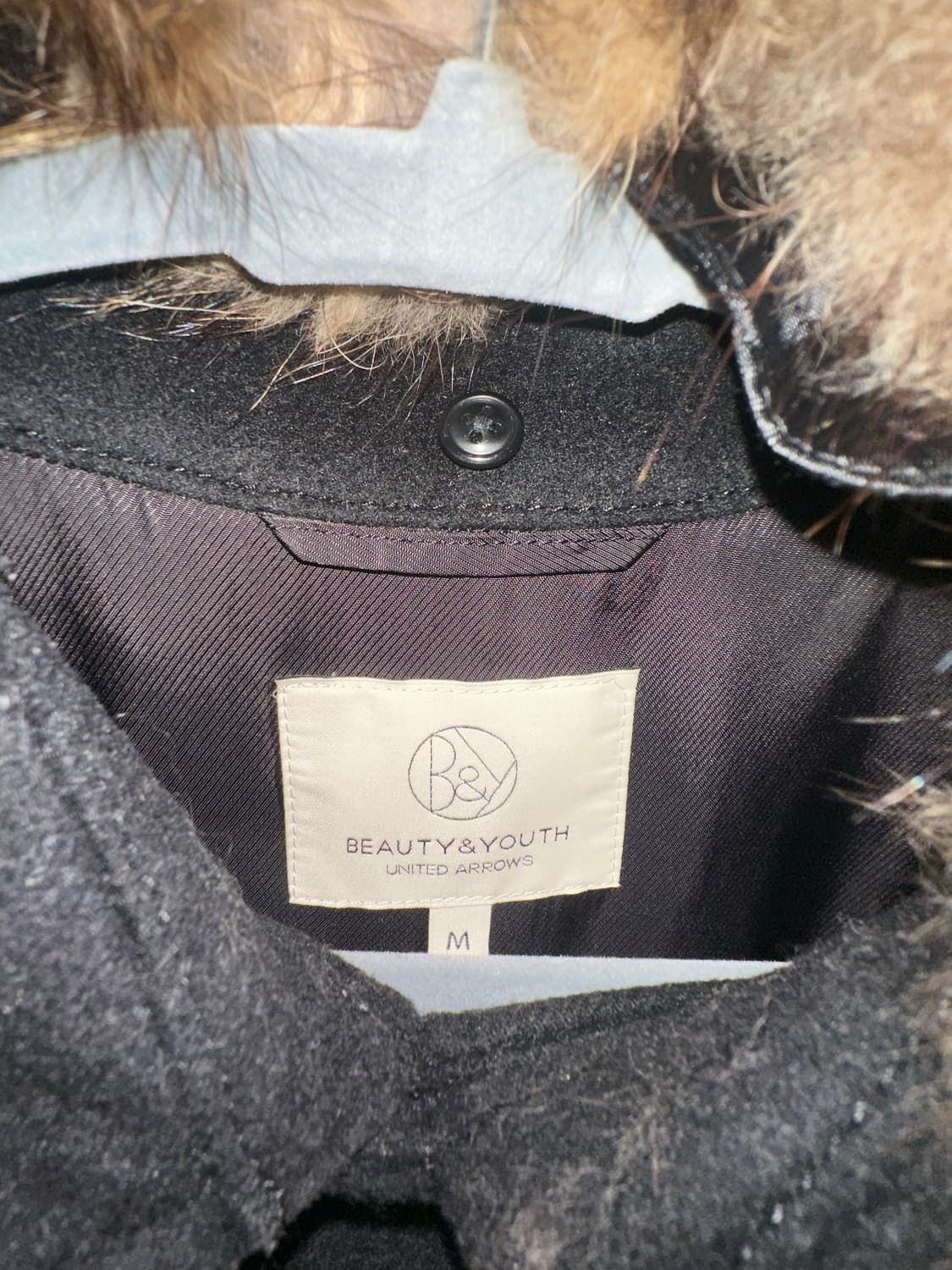 Beauty&youth 뷰티앤유스 퍼 하프코트 상품이미지2