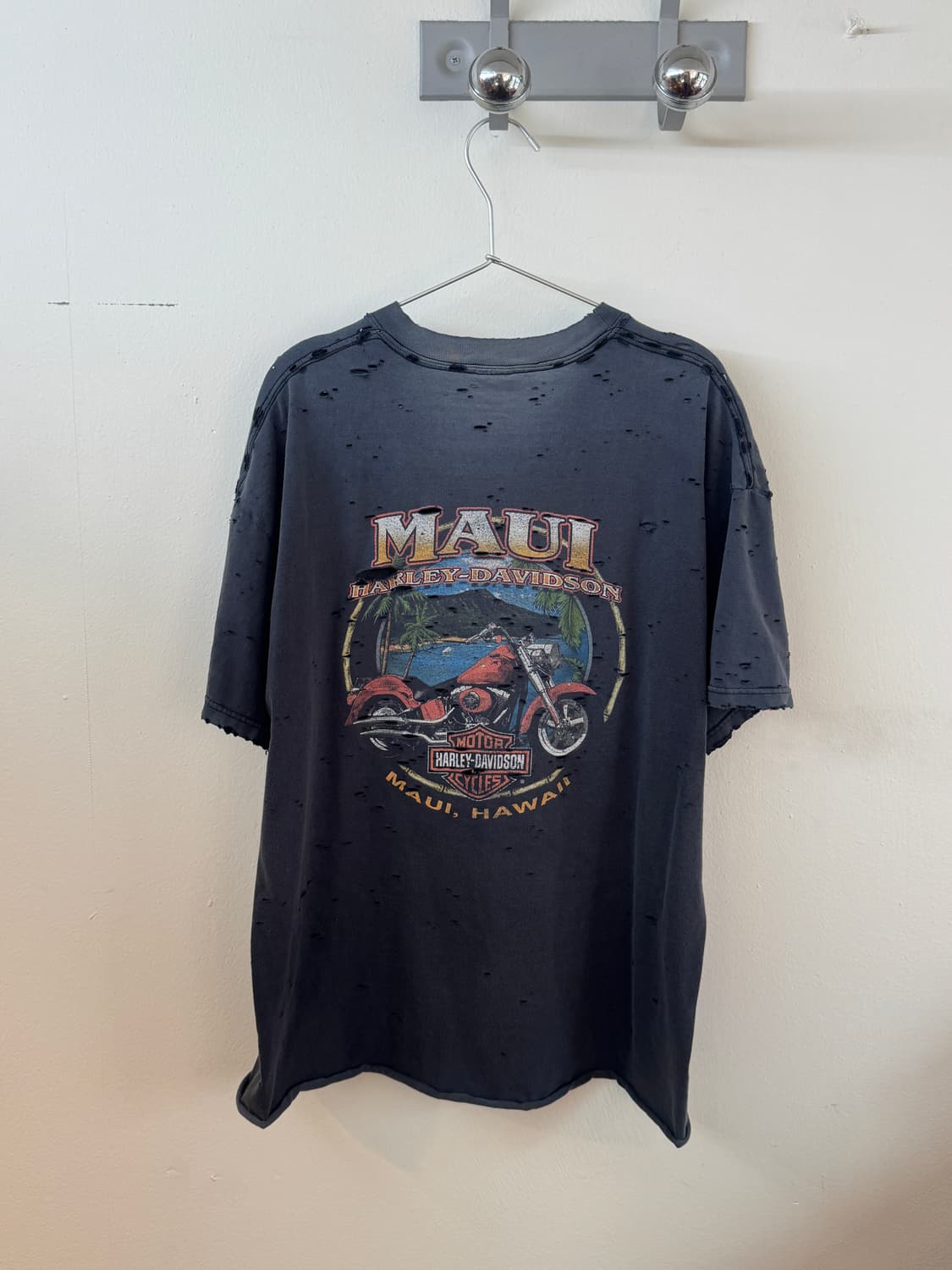 Harley davidson hard faded hawaii t shir 상품이미지5