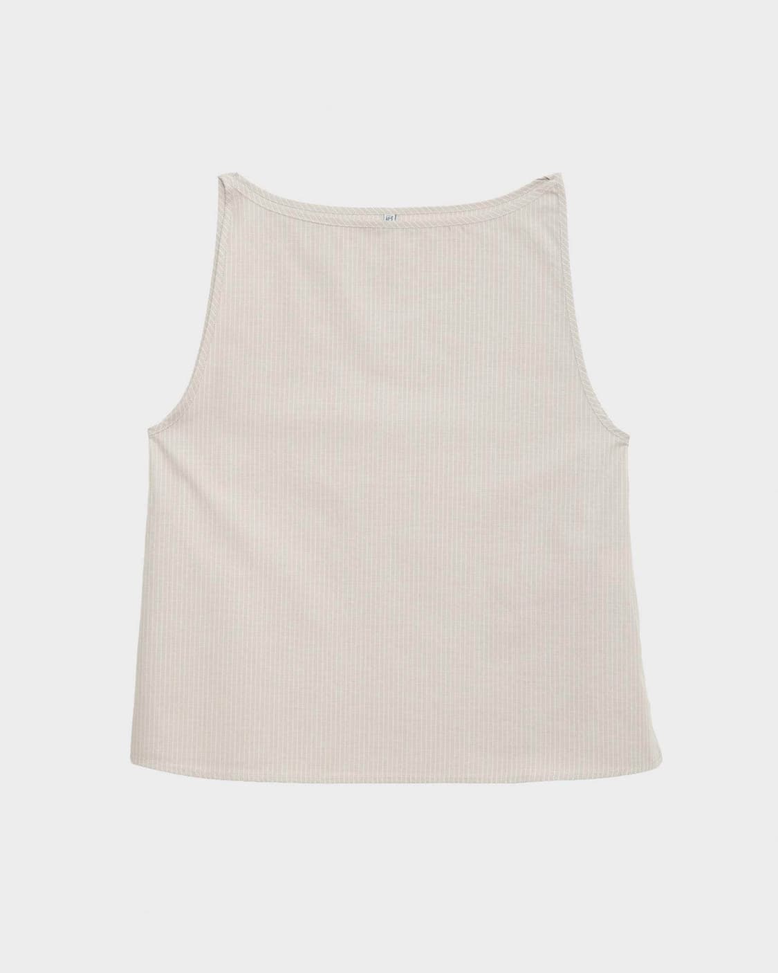 [XS,S,M]베이스레인지 Decti 오가닉 스트라이프 탑/브라운 상품이미지8