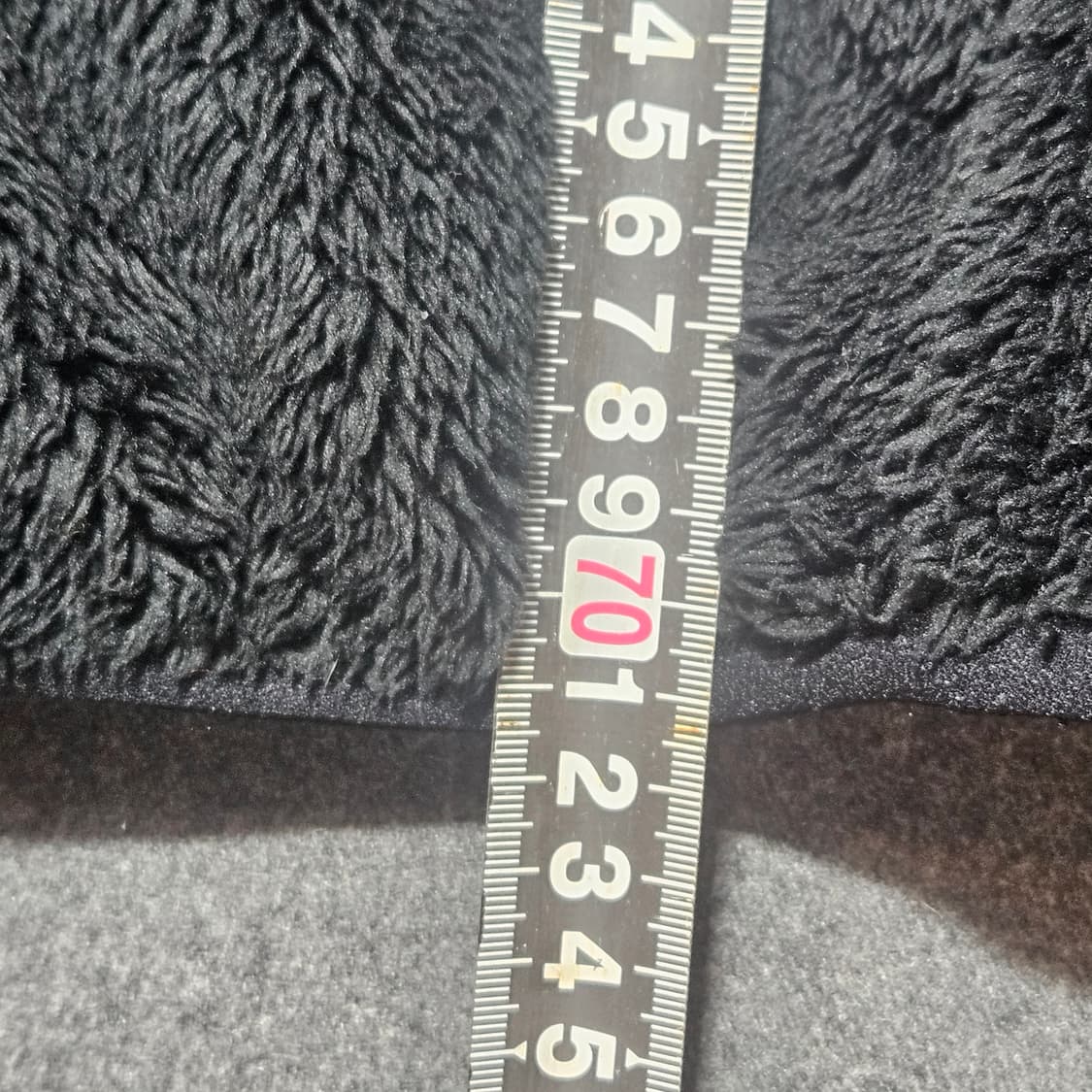 폴햄 검정 플리스 자켓 110 실측 105 상품이미지9