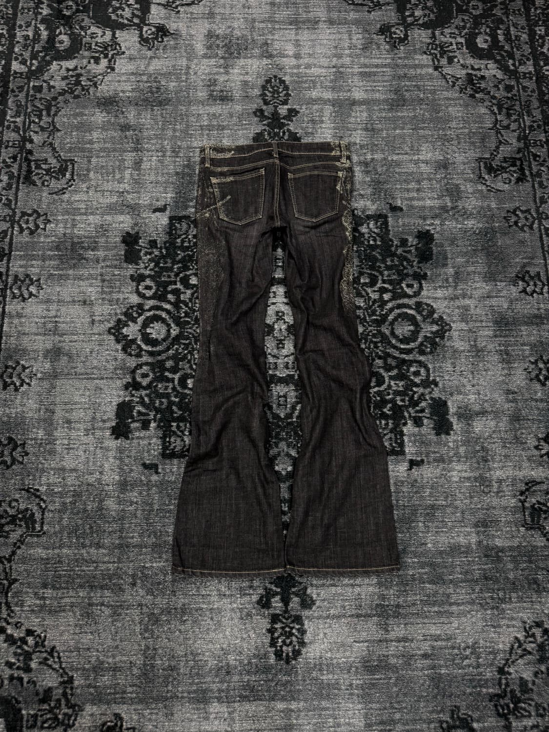 Lois crayon python boots cut denim pants 상품이미지7