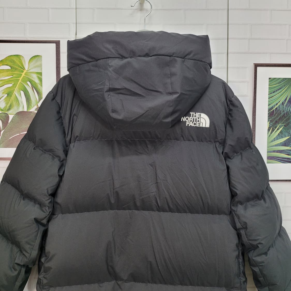 노스페이스 테크 슈퍼 에어 다운 후드 롱패딩 숏패딩 코트 자켓 95사이즈 상품이미지7