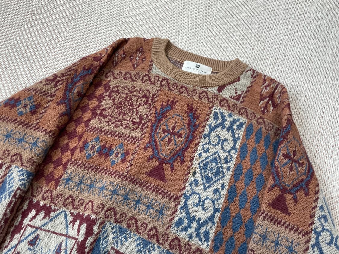 피에르 발망 지오메트릭 니트 J03812 상품이미지4