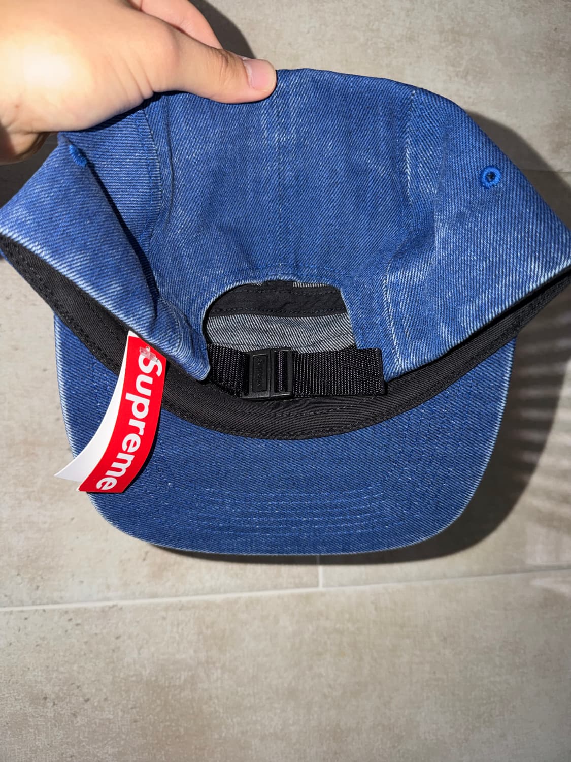 슈프림 코티드 데님 캠프캡 로얄 - 24SS 상품이미지2