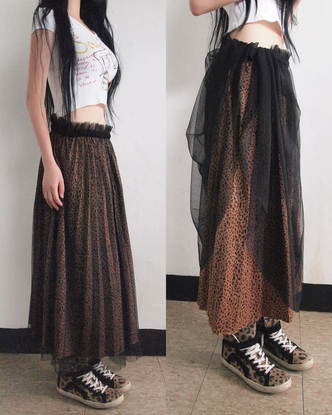 JPN VTG 백스트랩 하프슬리브 티 상품이미지2