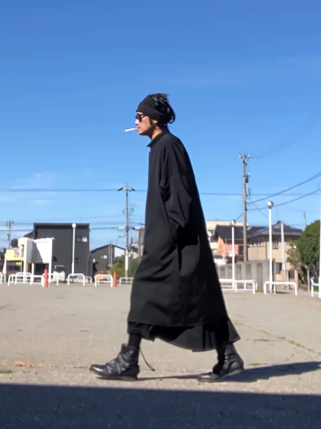 3)요지야마모토 뿌르옴므 카라스 팬츠 상품이미지2