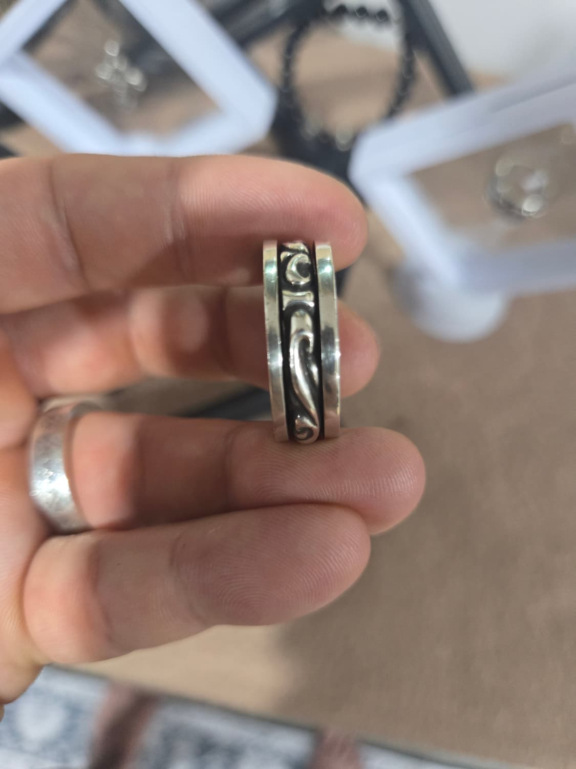 크롬하츠 스크롤 스피너링 정품 상품이미지2