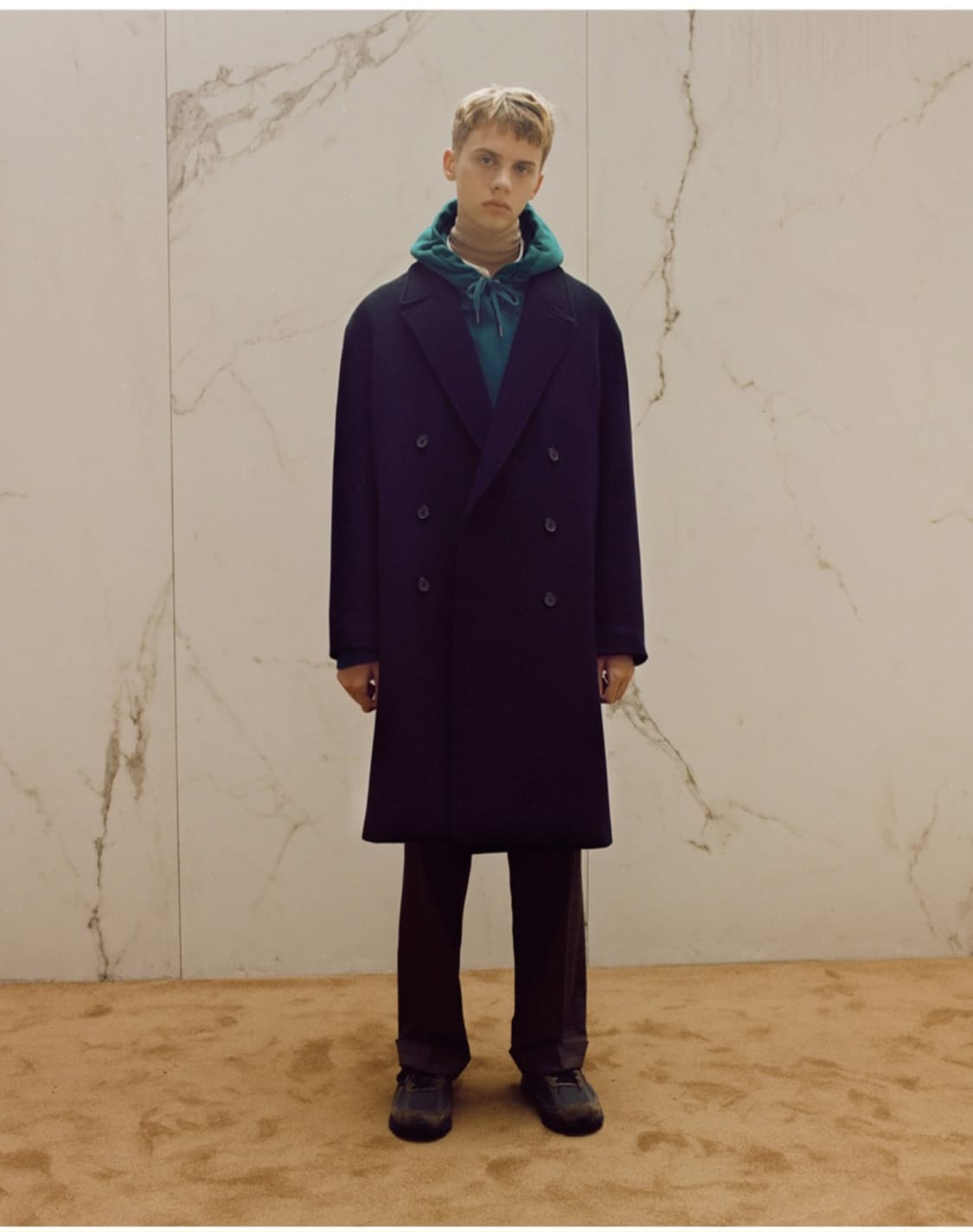 앤더슨벨 유니섹스 캐시미어 조나스 오버사이즈 코트 상품이미지3