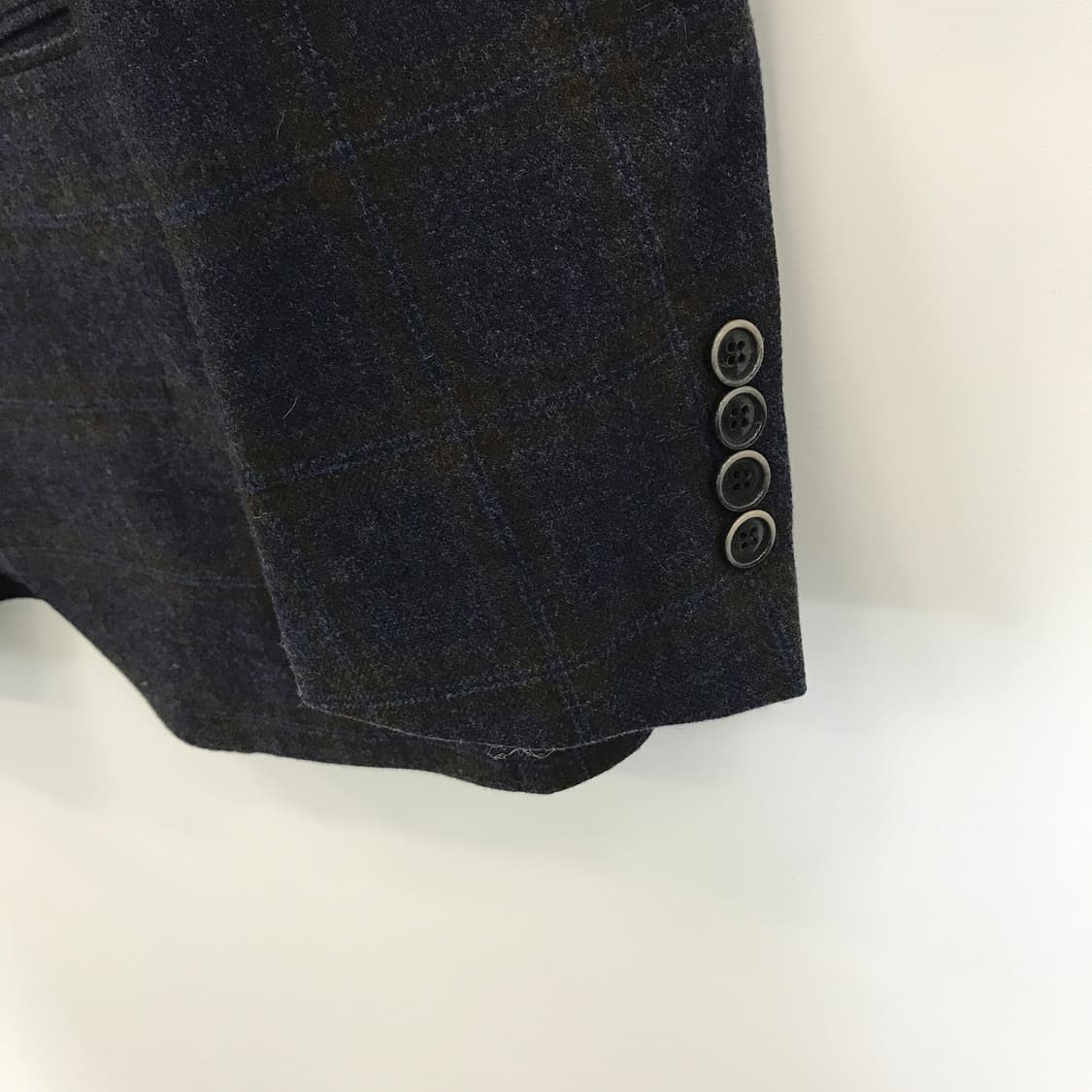 마에스트로 울 캐시미어 체크모직자켓 [100] 상품이미지3