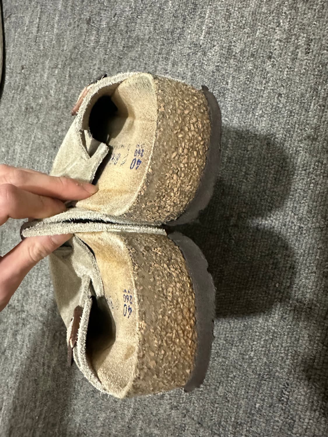 버켄스탁 풋베드 40사이즈 260 상품이미지3