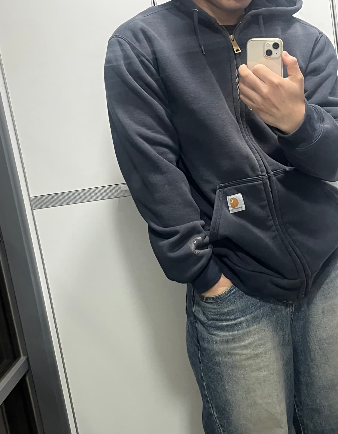 칼하트 써멀 후드집업 상품이미지1