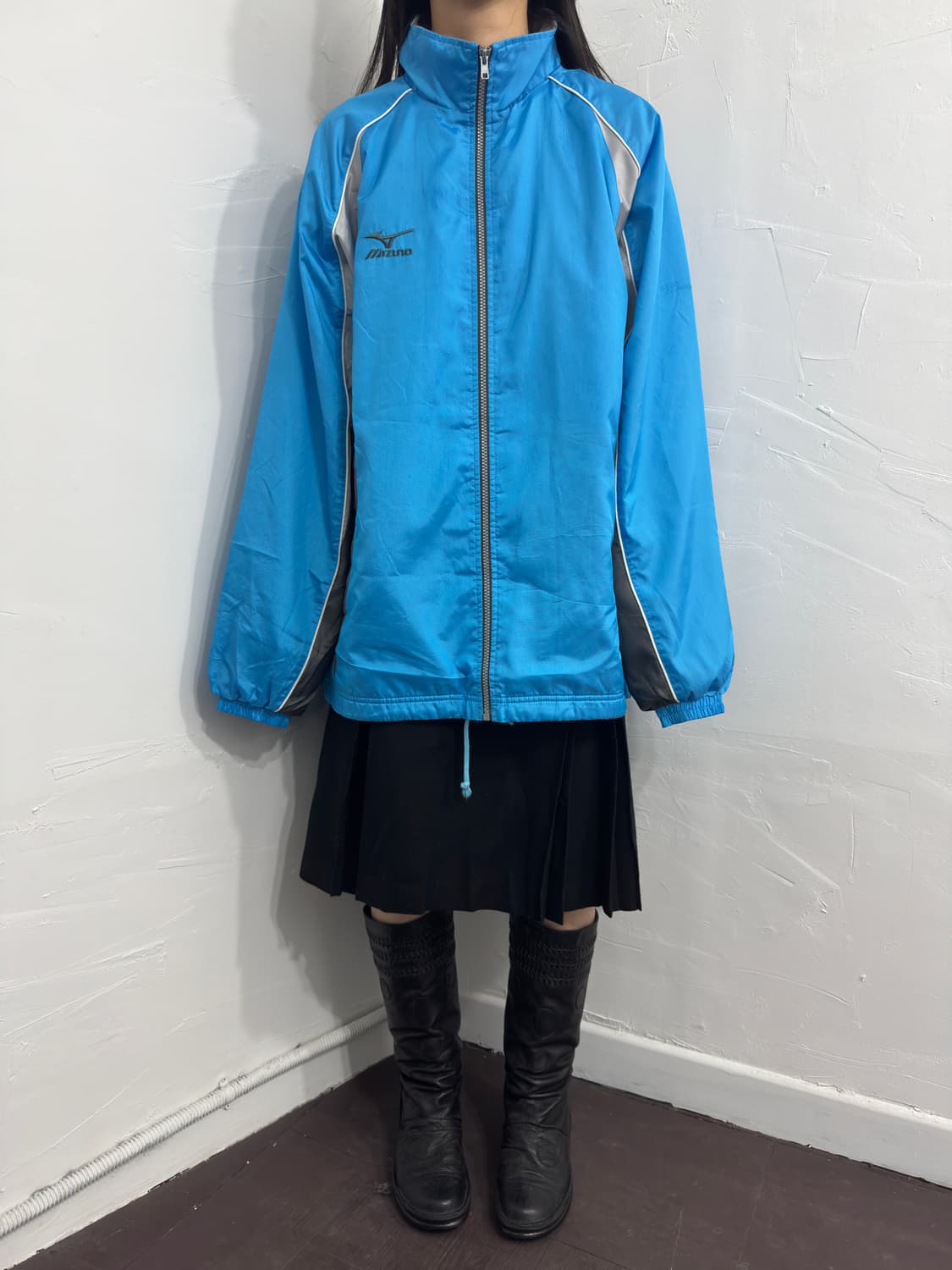 mizuno blue hood jacket 상품이미지3
