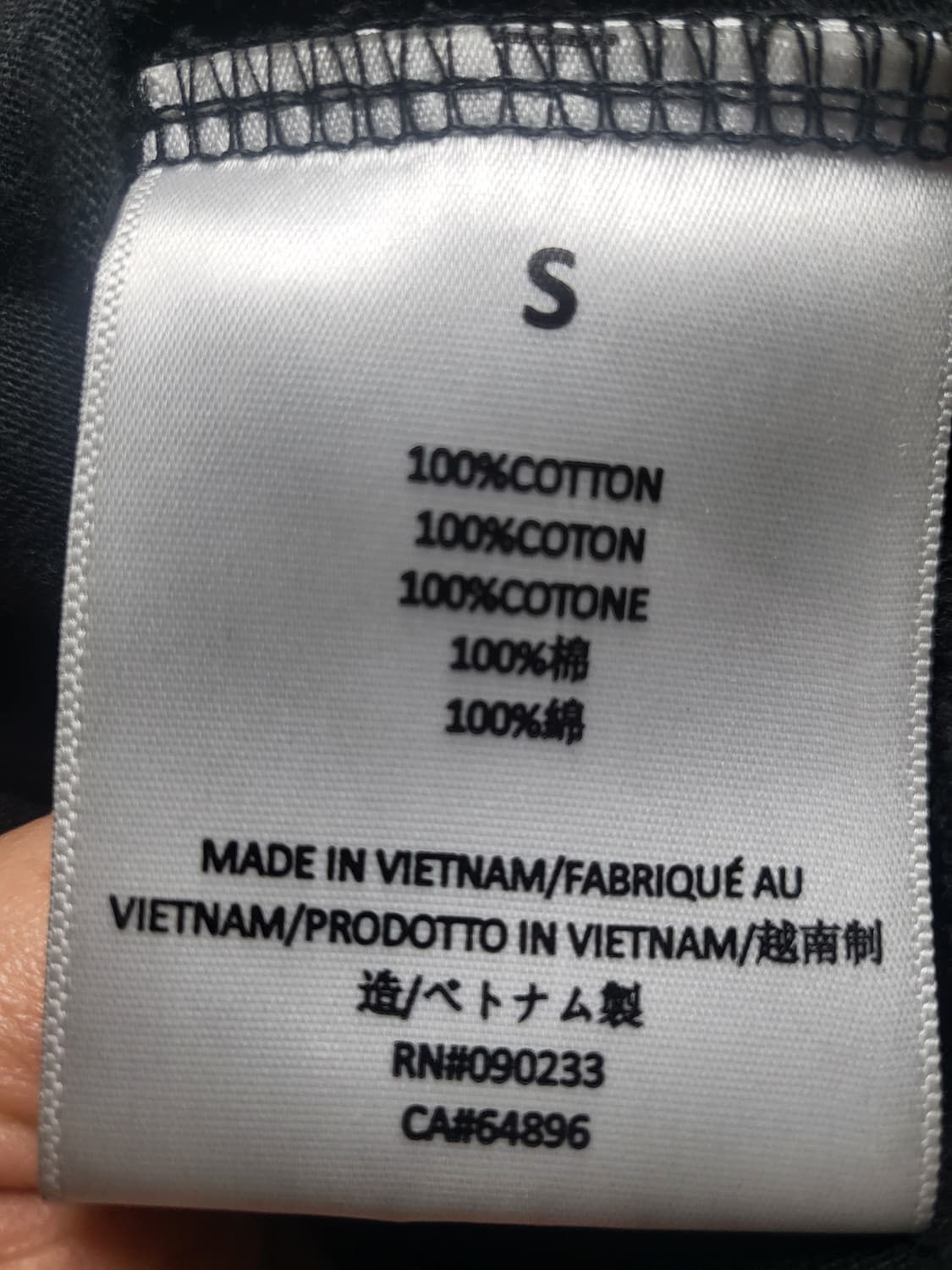 에센셜 피어오브갓 롱슬리브 티셔츠 S 상품이미지4