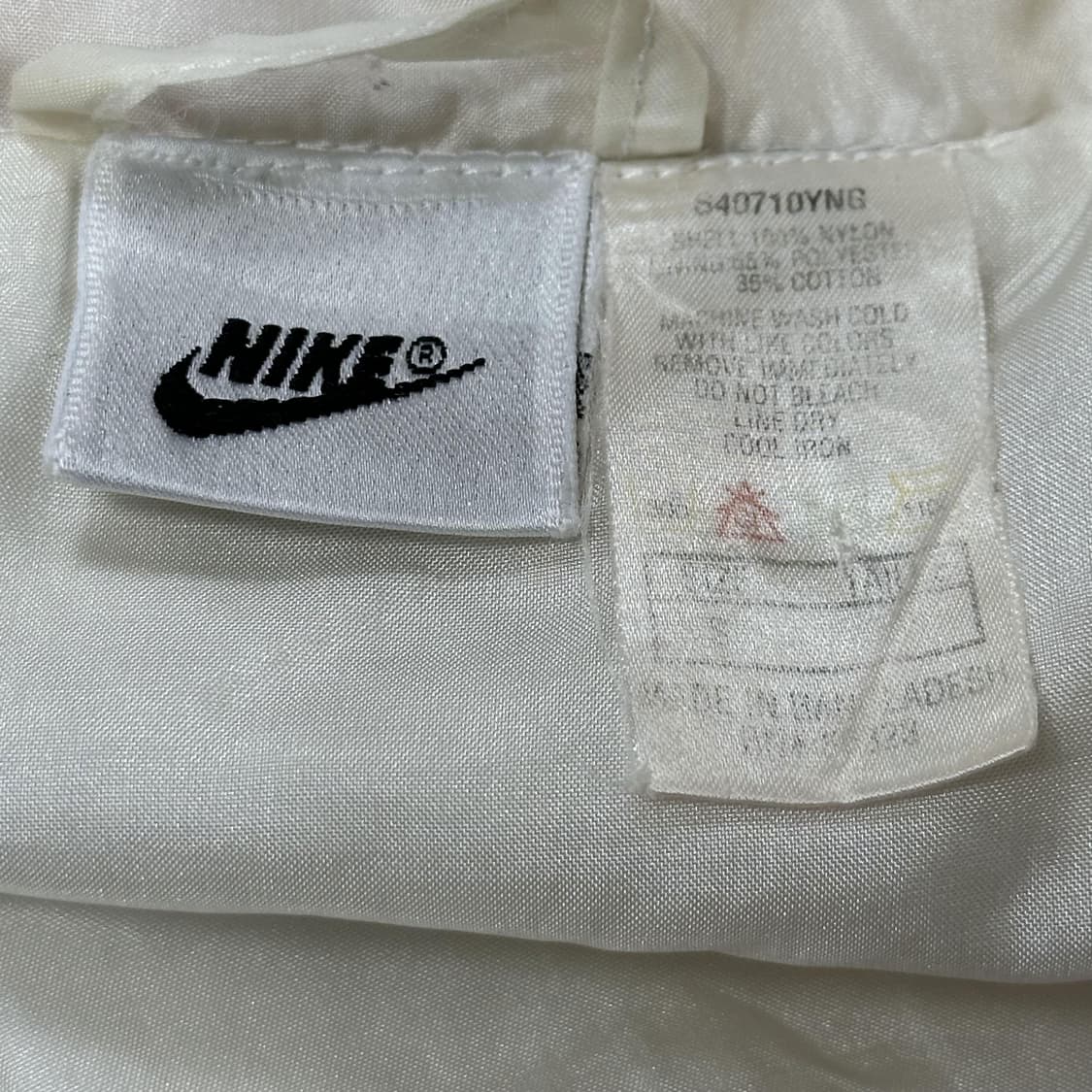 나이키 레트로 올드스쿨 배색 바람막이 자켓 (S) 상품이미지6