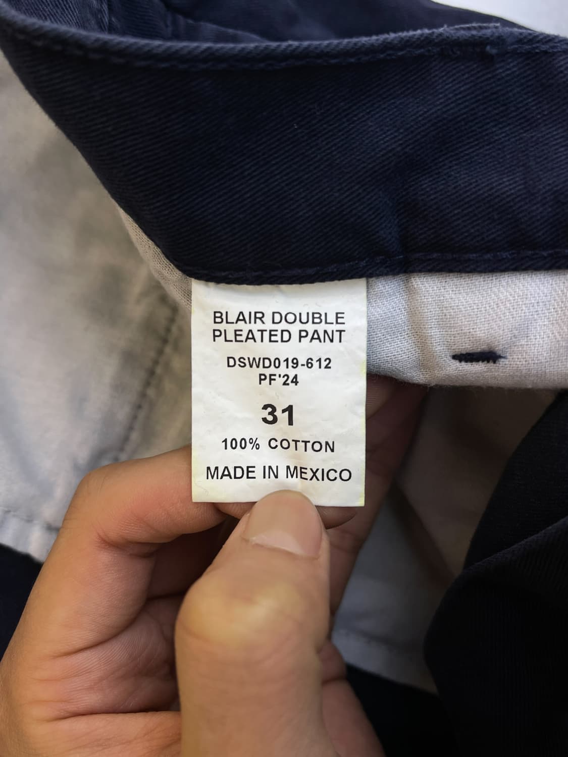 데니미스트 블레어 더블 플리츠 팬츠 상품이미지8