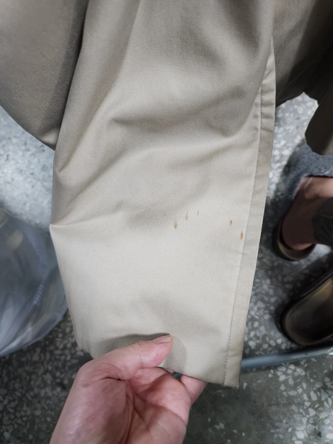 (내피포함) 버버리 베이지 더블롱트렌치코트 상품이미지6