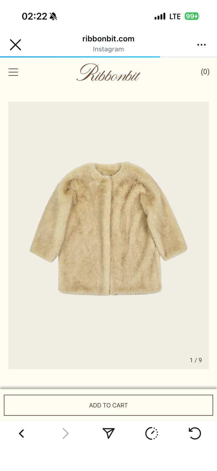 리본빛 퍼 베이지 상품이미지1