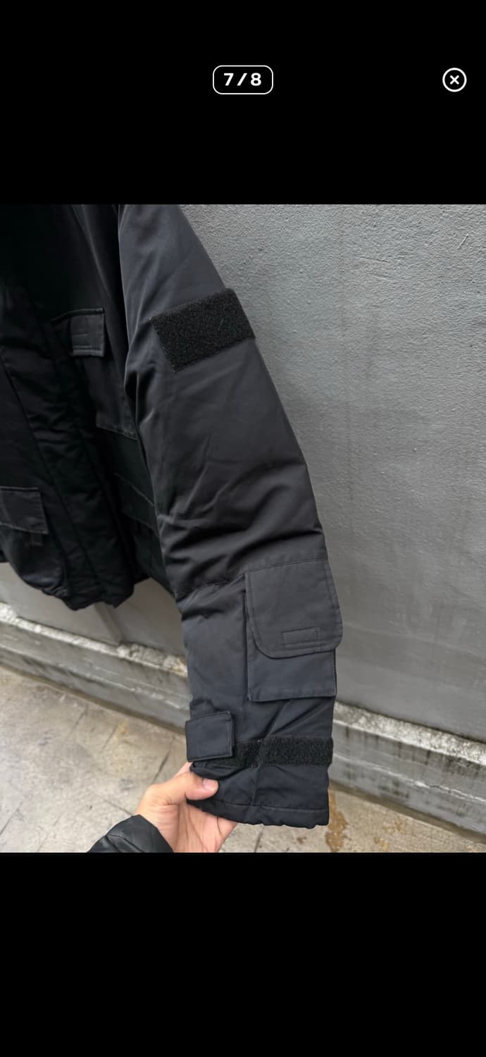 ppfm 밀리터리 비대칭 포켓 다운 패딩 자켓 상품이미지6