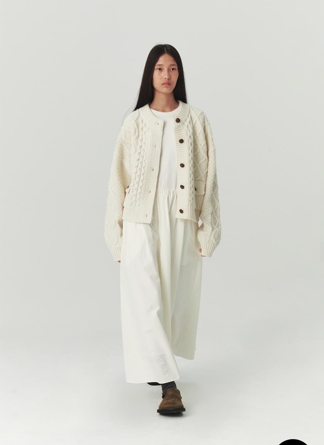 르바 피셔맨 해비 울 니트 가디건 원가22만원 상품이미지5